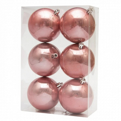 Набор шаров Девилон 6 шт., 8х16х24 см, 891299 оранжевый