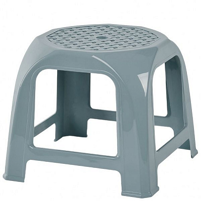 Табурет пластиковый Алеана Малыш 27x31,5x31,5 см сизо-голубой 