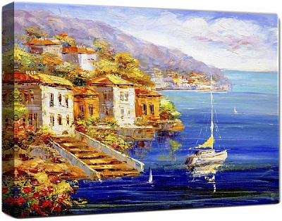 Репродукция Sea View3 60x80 см RozenfeldArt 