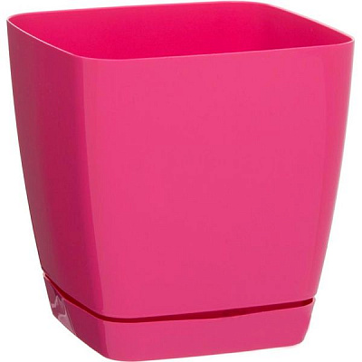 Горщик квітковий Декор-Престиж Тоскана Квадро-13 1.7 л рожевий