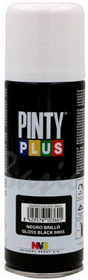 Фарба аерозольна на алкідній основі (Ral 9005) 200 мл Basic PINTYPLUS