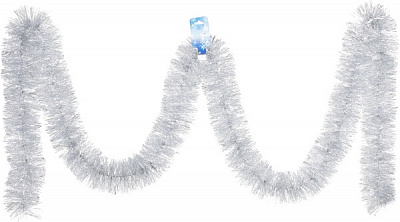 Дождик новогодний элит 10 3 м серебристый