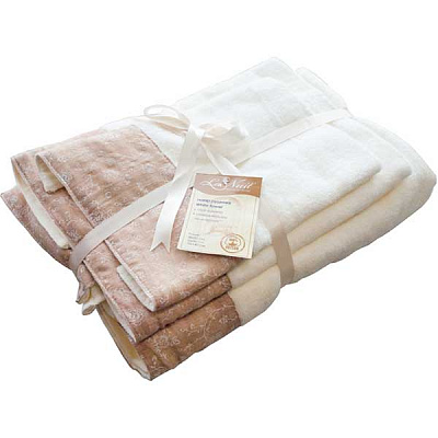 Набір рушників La Nuit White flower 3 шт