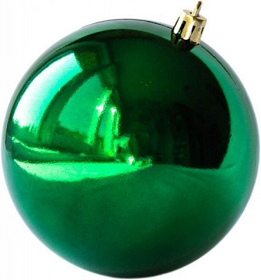 Шар пластиковый Девилон d120 однотонный зеленый