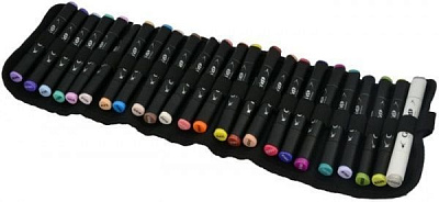 Пенал для художественных материалов Roll & Go для 24 маркеров