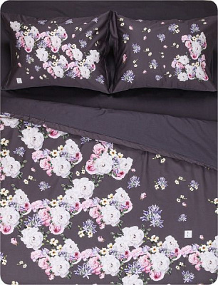 Комплект постельного белья Koi Amore light grey 2 светло-серый Cogal 