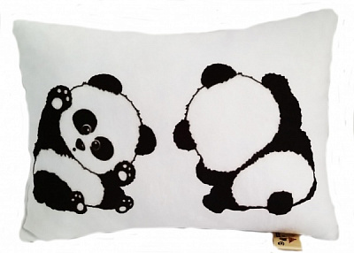Подушка Анна Дві панди 35х25 см