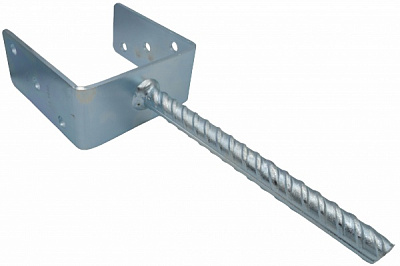 Опора колони заливна U-подібна, 121х120х60х4,0 мм 1 шт.