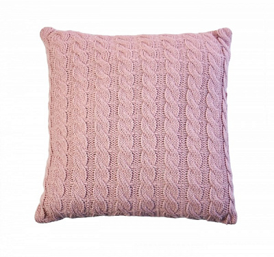 Подушка декоративна Коси 33x33 см рожевий