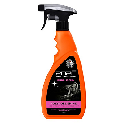 Поліроль глянцевий для пластику та вінілу Polychrom 2020 Бабл гам 500 мл