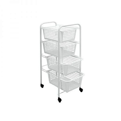 Етажерка Metaltex Miami 341804 830x380x300 мм білий