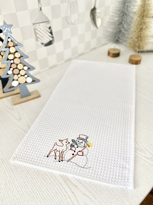 Рушник вафельний RKVF09B 34x65 см Limaso