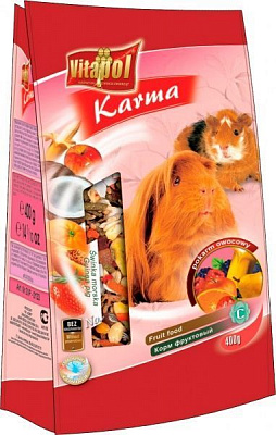 Корм Vitapol для морських свинок 0,4к фруктовий