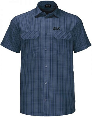 Тенниска Jack Wolfskin THOMPSON SHIRT MEN 1401042-7919 р. S темно-синий