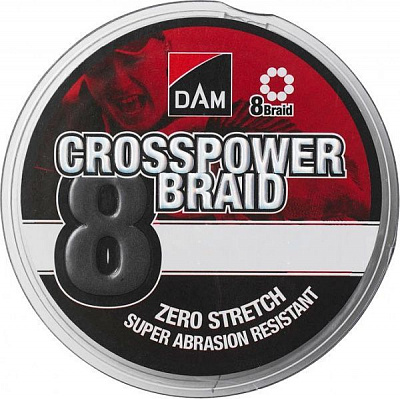 Шнур DAM 150м 0,22мм 13,5кг Crosspower 8-Braid
