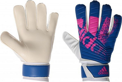 Воротарські рукавиці Adidas X TRAINING р. 8,5 блакитний AZ3695