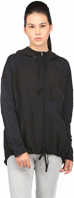 Джемпер Puma TRANSITION FZ Jacket 59238101 р. XS черный