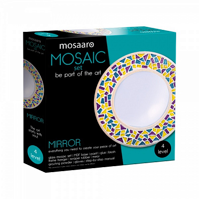 Набір для творчості Mosaaro Кришталева скломозаїка Дзеркало MA4004