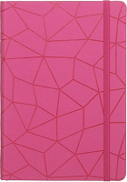 Блокнот Геометрия А5 96 лист. в клетку розовый JONSER