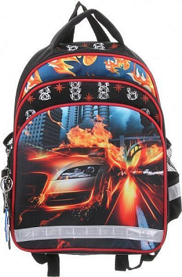 Рюкзак школьный Bagland Микки Огненная гонка