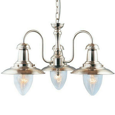 Люстра подвесная Arte Lamp FISHERMAN 3xE27 матовый хром A5518LM-3SS 
