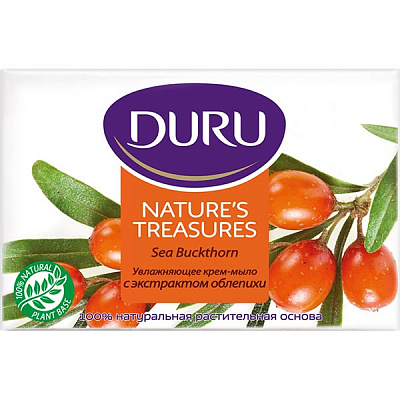Крем-мыло Duru Nature’s Treasures экстрактом облепихи 90 г