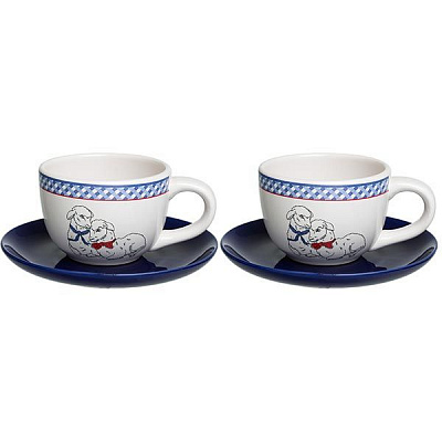 Набор чашек 358-657 с блюдцами 2 шт