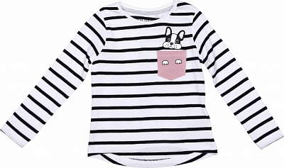 Реглан для дівчинки Blue Seven р.98 білий/синій 750698 X * 98