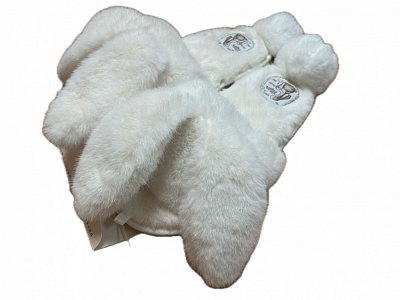 Тапки домашние Gemelli Кроленя р.40 молочный