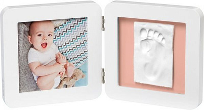 Набір для виготовлення відбитка Baby Art Подвійна рамка біла 3601097100