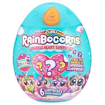 Игрушка-сюрприз Rainbocorn B серия Sparkle Heart Surprise 2 17,6 см 9214B