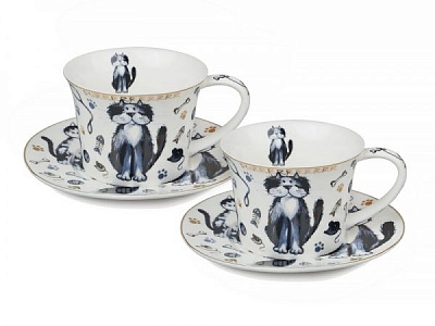 Набір чайний 4 предмети Коти 220 мл 924-048 Lefard