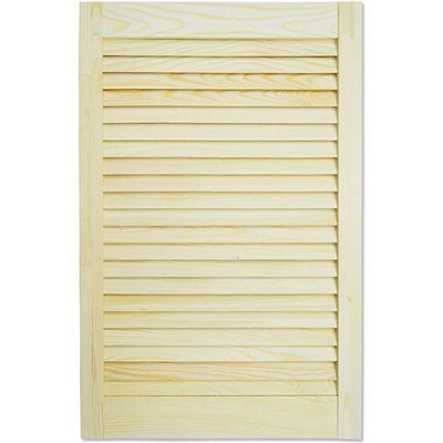 Жалюзийная дверца сосновая 395x594 мм