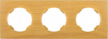 Рамка тримісна HausMark Bela горизонтальна бамбук SNG-FRP.RD20G3-3/Bamboo