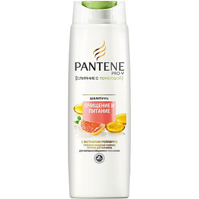 Шампунь Pantene Очищение и питание Слияние с природой 400 мл