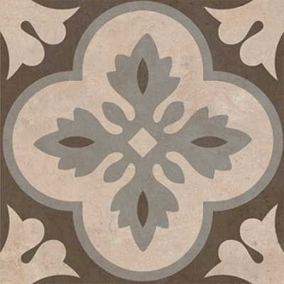 Декор для пола Golden Tile Aurora №2 clover Мокко 13F320 150х150 мм ректификат