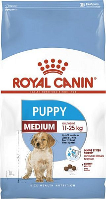 Корм Royal Canin для цуценят MEDIUM PUPPY 4 кг