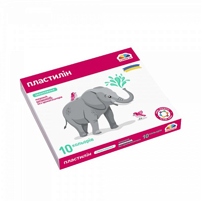 Пластилин 10 цветов 160 г Гамма UA