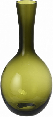 Ваза скляна Wrzesniak Glassworks Pulse 30 см зелена 17-11193