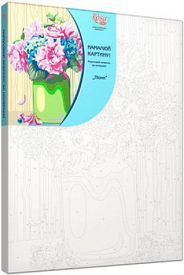 Картина по номерам Пионы Rosa Start 