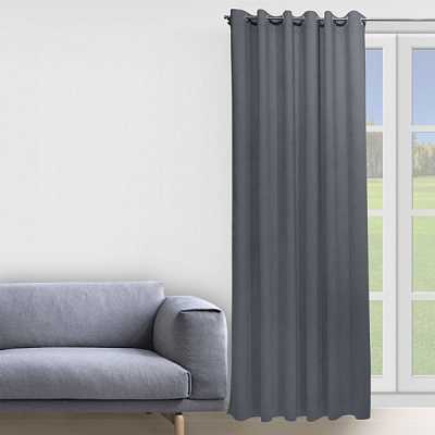 Штора BONA 150х260 темно-серый La Nuit