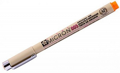 Линер PIGMA Micron Sakura (0.05) 0,2 мм оранжевый 