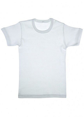 Майка детская для мальчика DONI 7751C р.134-140 белый 