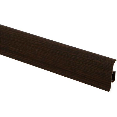 Плинтус Cezar Easy Dardan М-200 венге темный 20x60x2500 мм 