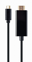 Кабель Cablexpert A-CM-HDMIM-02, USB-C на HDMI, 4K@60Гц 2 м black (A-CM-HDMIM-02) 