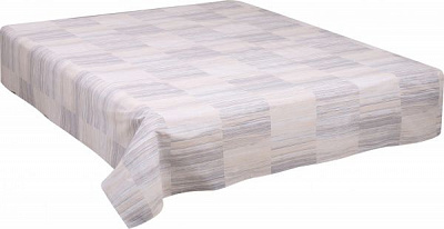 Простынь Полоска 160x220 см серый La Nuit 