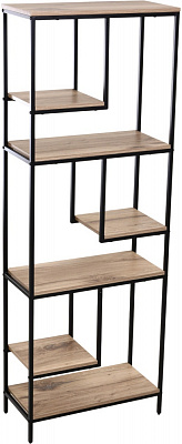 Этажерка Центр Меблів Техас 1765х635х300 мм натуральный/черный