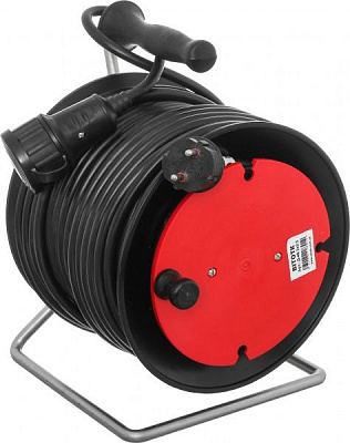 Удлинитель ОТК с заземлением 1 гн. черный 40 м Д-40-3х2,5 