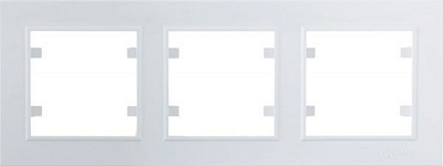 Рамка тримісна Makel Karea 00 горизонтальна білий