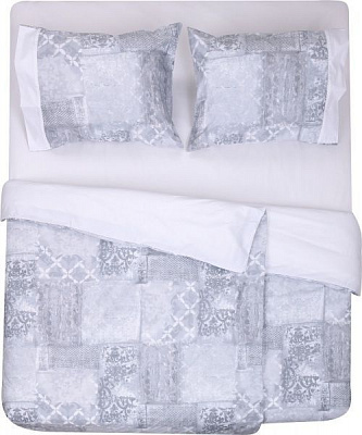 Комплект постільної білизни Paris Ariane сімейний сірий із малюнком Guy Laroche
